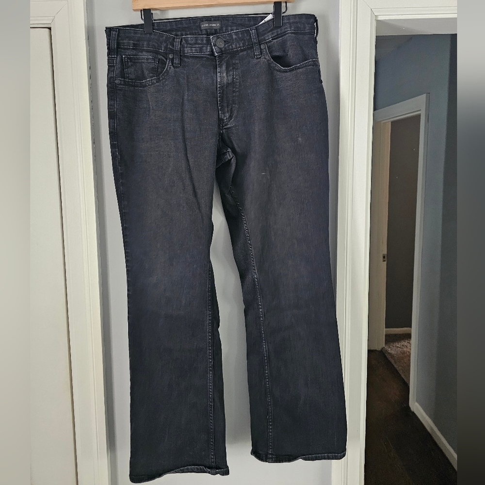 Silver Jeans Men's Black Bootcut Jeans -JACE